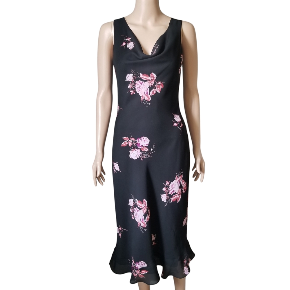 Vintage Dino Floral Midi Dress